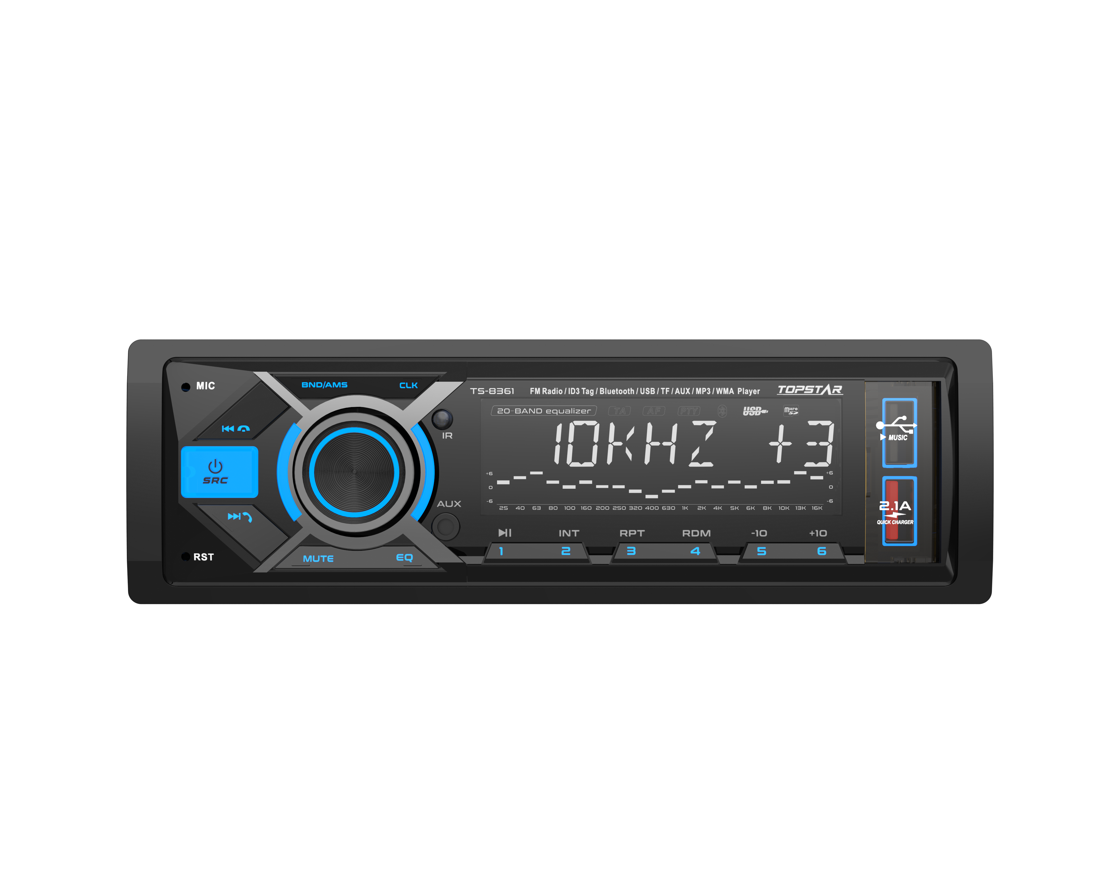 Автомобильный MP3-плеер с ЖК-дисплеем One Din