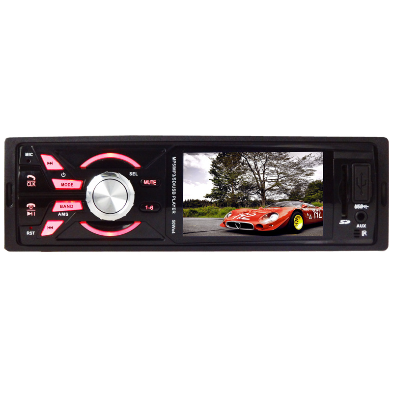 Автомобильный видеоплеер MP5 с фиксированной панелью на один стандарт DIN TS-5011f