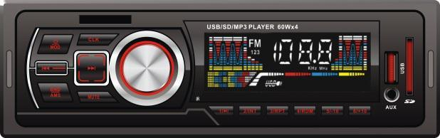 Автомобильный MP3-плеер с фиксированной панелью TS-1787f