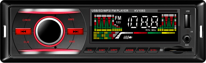Автомобильный MP3-плеер с фиксированной панелью 