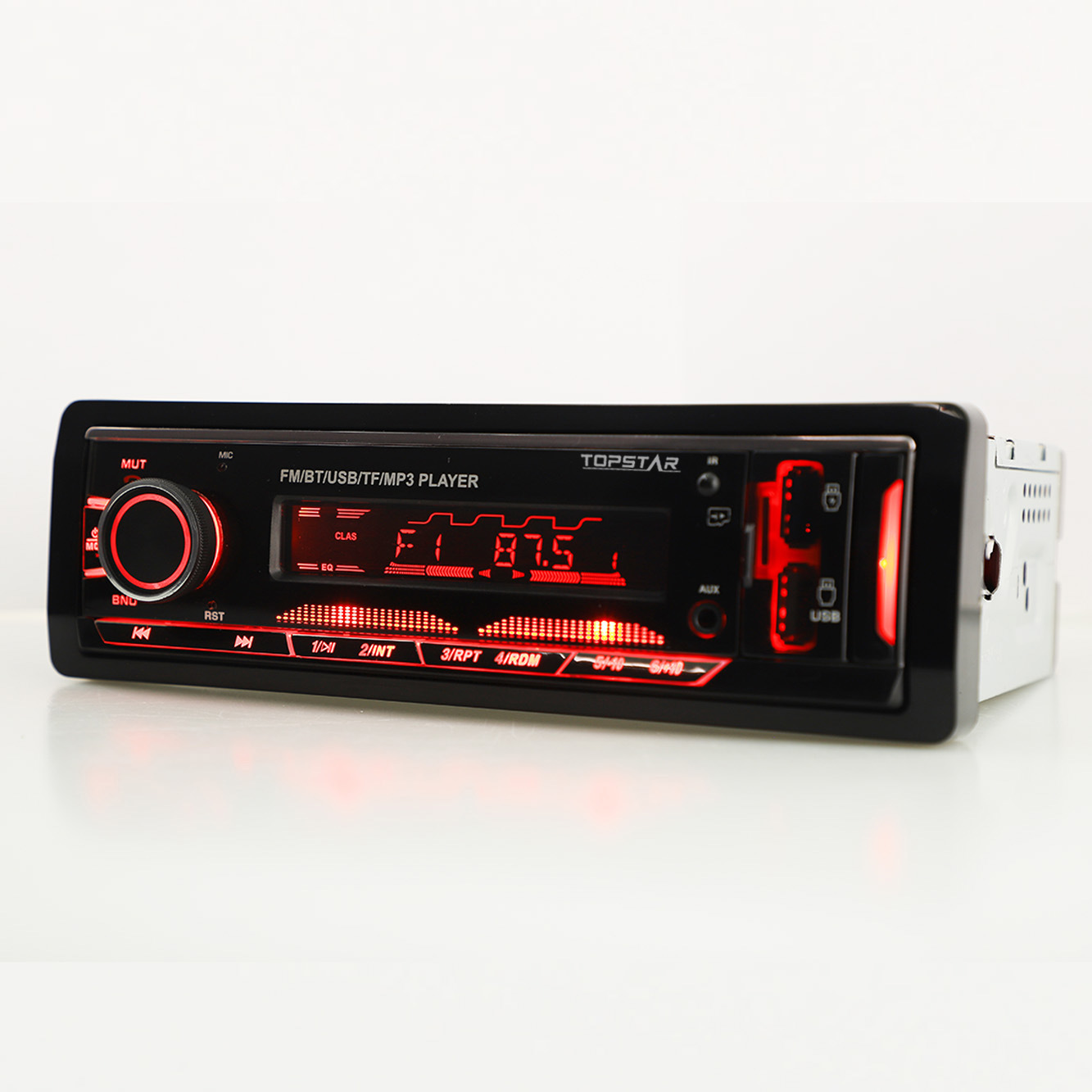 MP3-плеер Автомобильное зарядное устройство Автоаудио FM-передатчик Аудио Один DIN с фиксированной панелью Автомобильный MP3-плеер с двойным USB