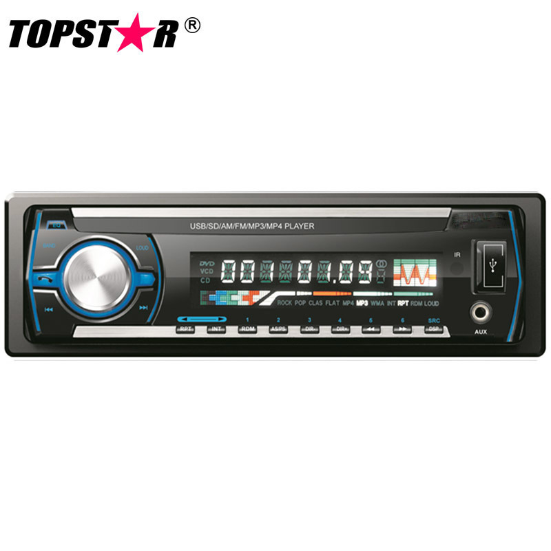 Автомобильный стерео MP3-плеер MP3 на автомобиле Один DIN Съемная панель Автомобильный MP3-плеер USB-плеер