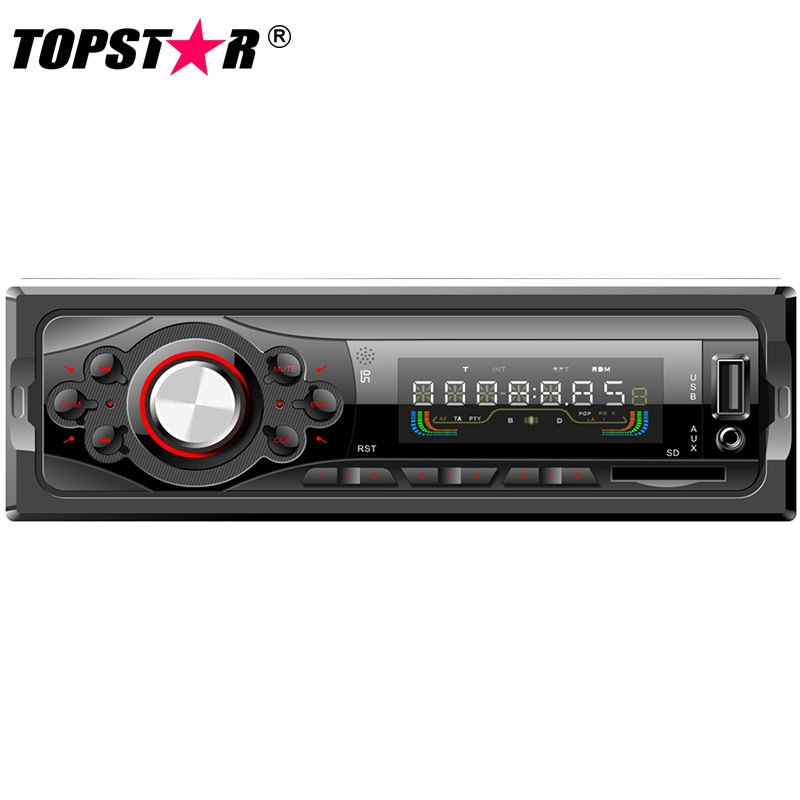  Высококачественное автомобильное MP3-радио с фиксированной панелью на один стандарт DIN и функцией BT
