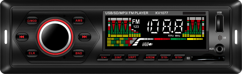 Автомобильный MP3-плеер с фиксированной панелью TS-1077f