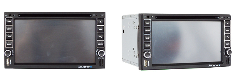 6,2-дюймовый автомобильный DVD-плеер с двойным DIN и сенсорным TFT-экраном