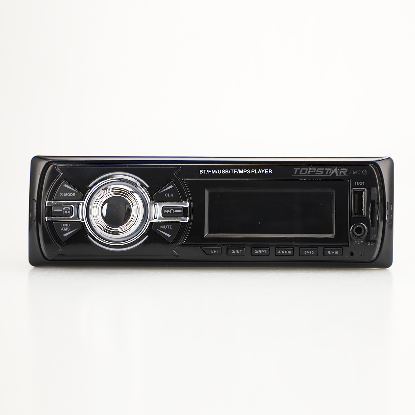 Автомобильный MP3-плеер Автомобильный видеоплеер MP3 для автомобиля Авто Стерео Автомобильный ЖК-плеер Автомобильная часть One DIN с фиксированной панелью Автомобильный плеер