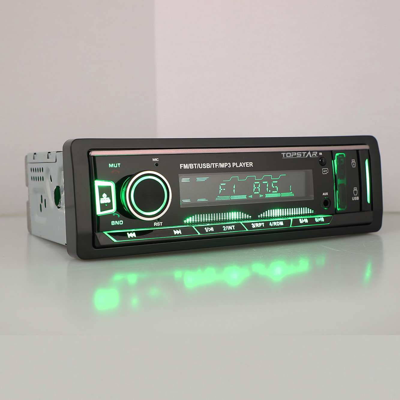 MP3-плеер Автомобильное зарядное устройство Автоаудио FM-передатчик Аудио Один DIN с фиксированной панелью Автомобильный MP3-плеер с двойным USB