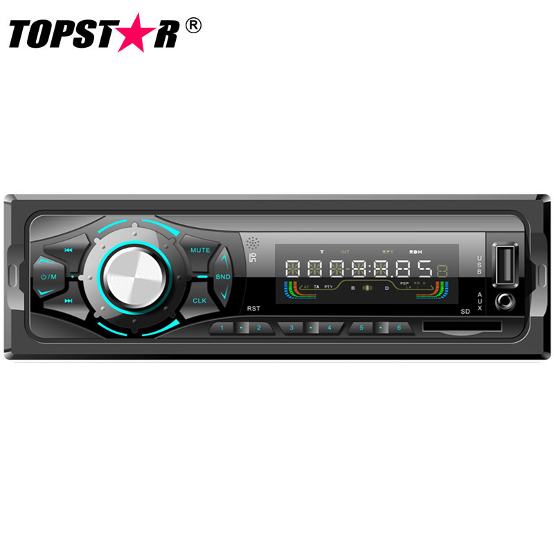 MP3-плеер для автомобильной стереосистемы, один DIN-плеер с фиксированной панелью, автомобильный MP3-плеер с тегом ID3