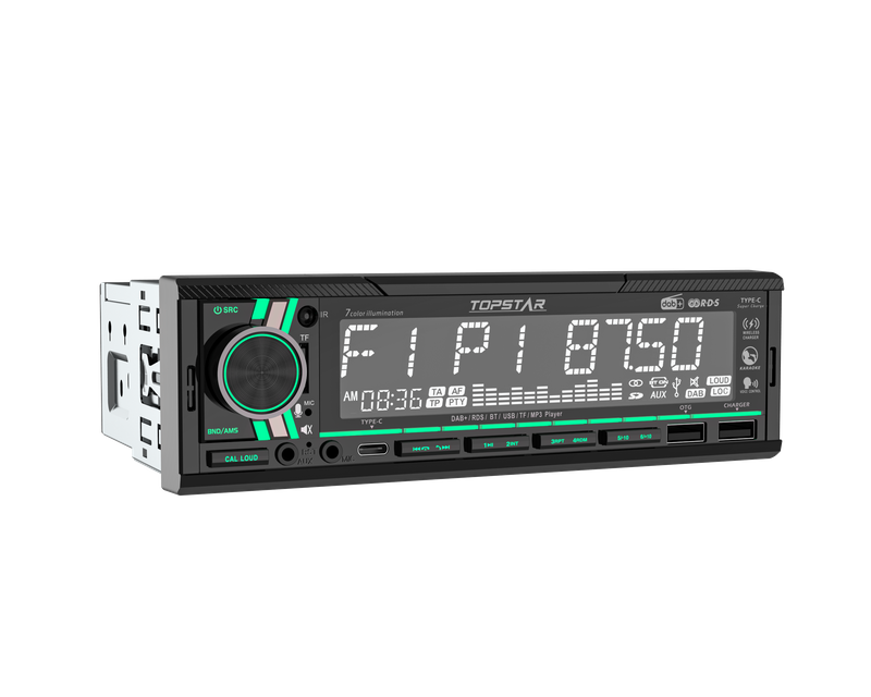 Частная автомобильная стереосистема MP3 с ЖК-дисплеем и функцией BT
