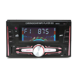 Автомобильный стереосистема с фиксированной панелью, двойной DIN, автомобильный MP3-плеер