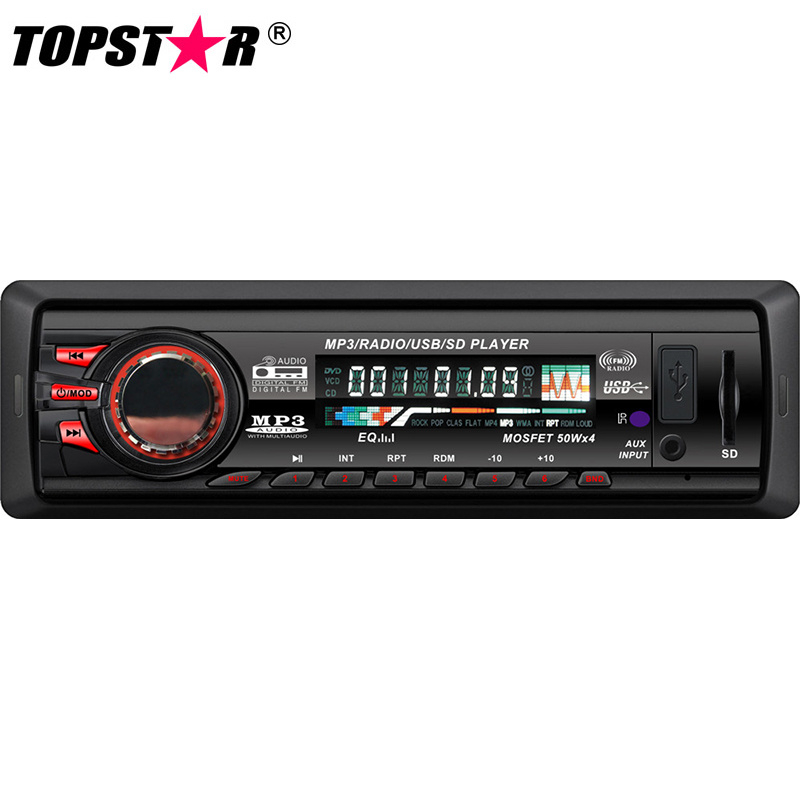 Автоаудио автомобильная электроника Автомобильный MP3-плеер с фиксированной панелью и функцией BT