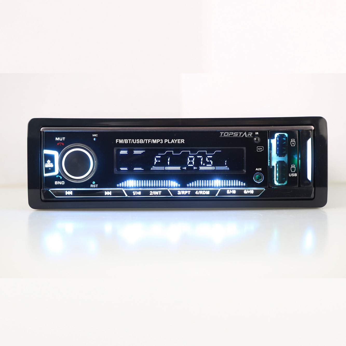 MP3-плеер Автомобильное зарядное устройство Автоаудио FM-передатчик Аудио Один DIN с фиксированной панелью Автомобильный MP3-плеер с двойным USB