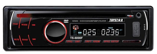 Автомобильный DVD-плеер с фиксированной панелью Auto Stereo One DIN и портом USB/SD/MMC