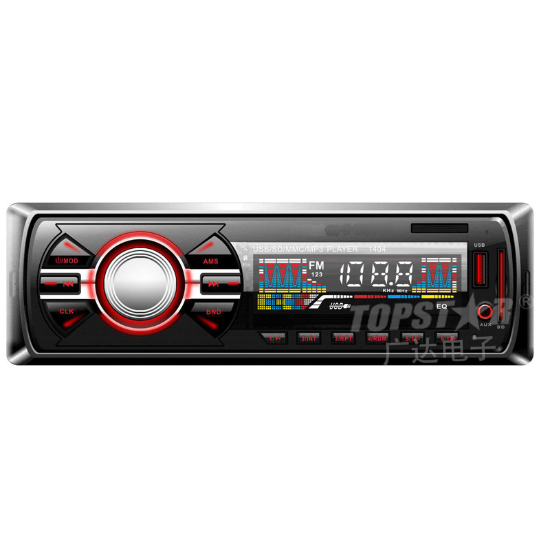 Автомобильная стереосистема Автомобильная аудиосистема Автомобильные аксессуары Автомобильный MP3-плеер с фиксированной панелью