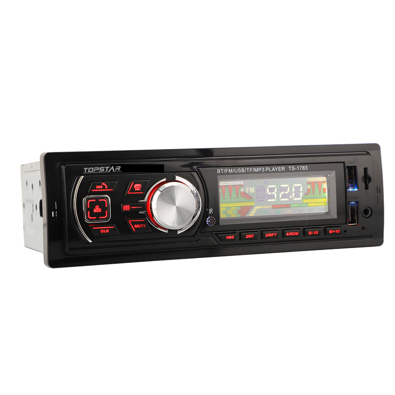 Автомобильный MP3-аудио, авто-аудио, FM-передатчик, аудио, авто-аудио, автомобильная стереосистема, автомобильная аудиосистема, автомобильные аксессуары, ЖК-дисплей, автомобильный плеер с одним DIN