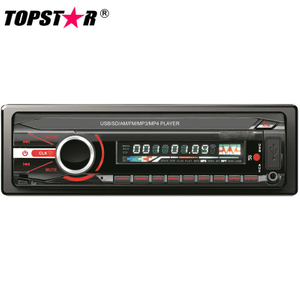 Автомобильный MP3-плеер со съемной панелью на один стандарт DIN и многоцветной подсветкой