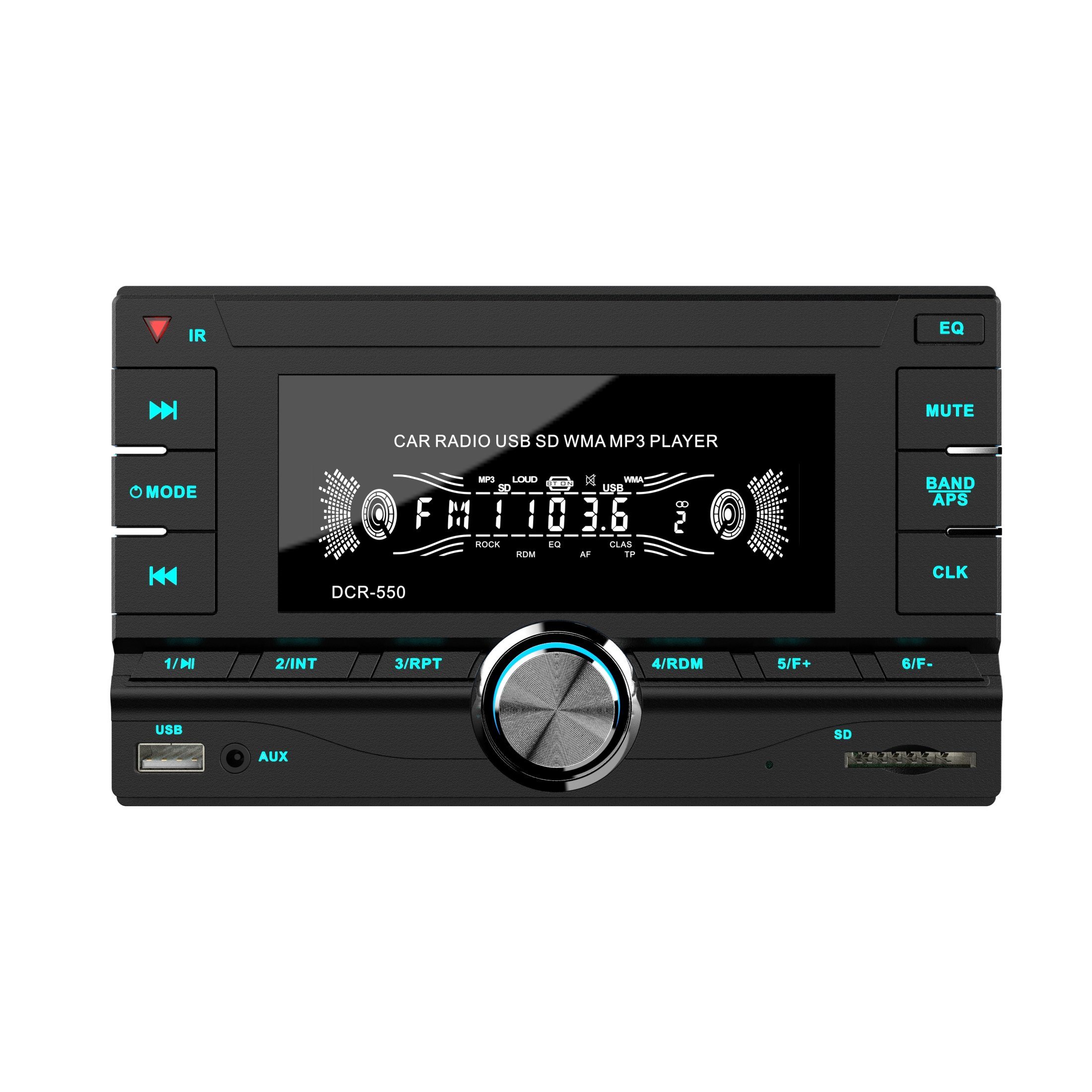 Автомобильный стерео MP3-плеер MP3 на автомобильной детали Автомобильный ЖК-плеер Автомобильные аудиосистемы с фиксированной панелью Автомобильный MP3-плеер с двойным DIN