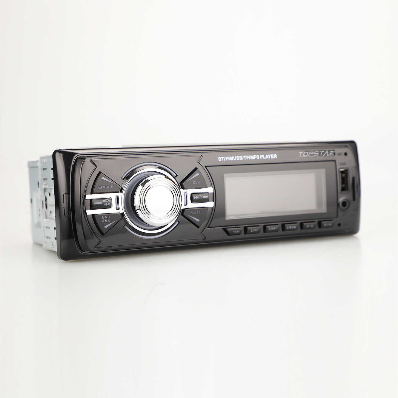 Автомобильный MP3-плеер Автомобильный видеоплеер MP3 для автомобиля Авто Стерео Автомобильный ЖК-плеер Автомобильная часть One DIN с фиксированной панелью Автомобильный плеер