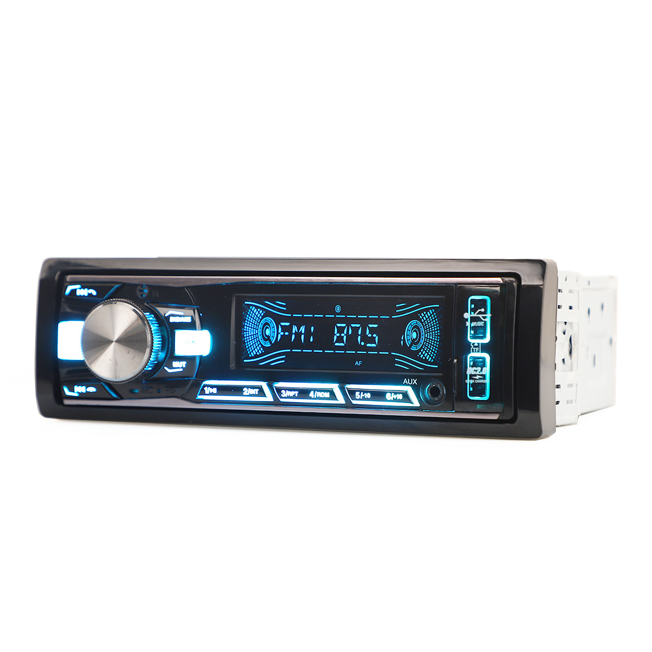 Авто аудио с фиксированной панелью, MP3-плеер, аудио, автомобильная стереосистема, автомобильный аудиоплеер с одним DIN, автомобильный плеер
