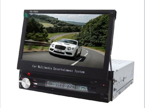 Автомобильный DVD-плеер с 7-дюймовым выдвижным экраном и Bluetooth