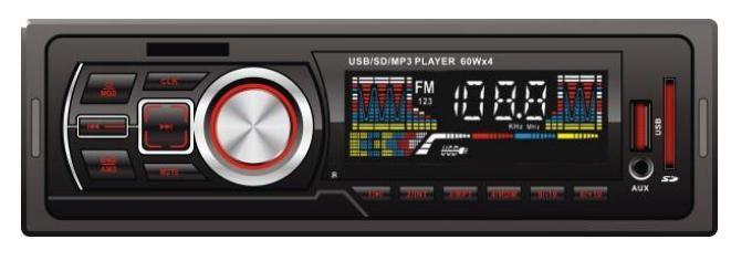 Автомобильный MP3-плеер с фиксированной панелью TS-1787f