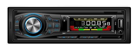 Автомобильный MP3-плеер с одной фиксированной панелью DIN и длинным динамиком