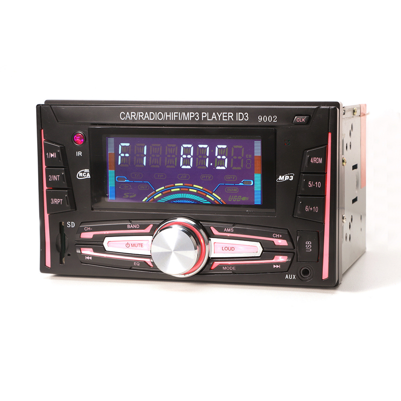 Автомобильный радиоприемник, аудио, видео, аудио, ЖК-дисплей, двойной DIN, автомобильный MP3-плеер, автомобильная стереосистема с Bluetooth