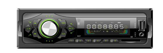 FM-передатчик, аудио, один DIN, фиксированная панель, автомобильный MP3-плеер с тегом ID3 и передним Aux-входом