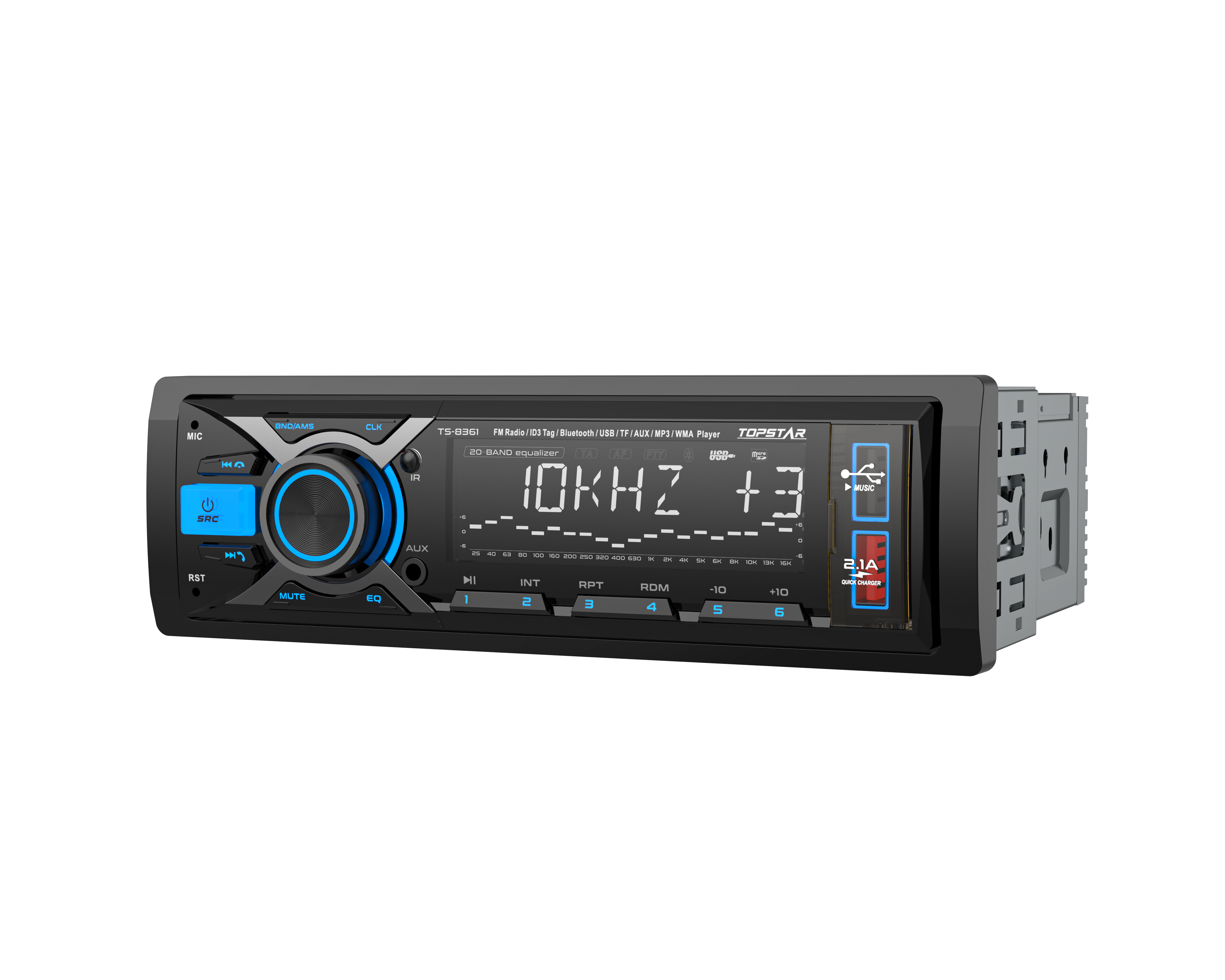 Автомобильный MP3-аудиосистема One Din с дистанционным управлением
