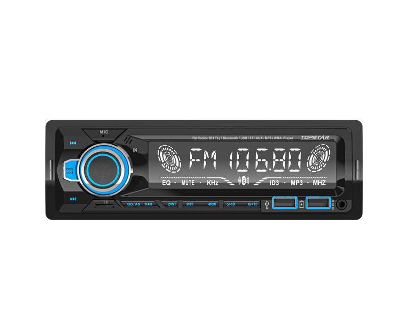 Автомобильная аудиосистема One Din Bluetooth с ЖК-дисплеем