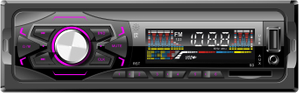 Автомобильный стерео MP3-плеер Авто стерео с фиксированной панелью и одиночным DIN Автомобильный MP3-плеер