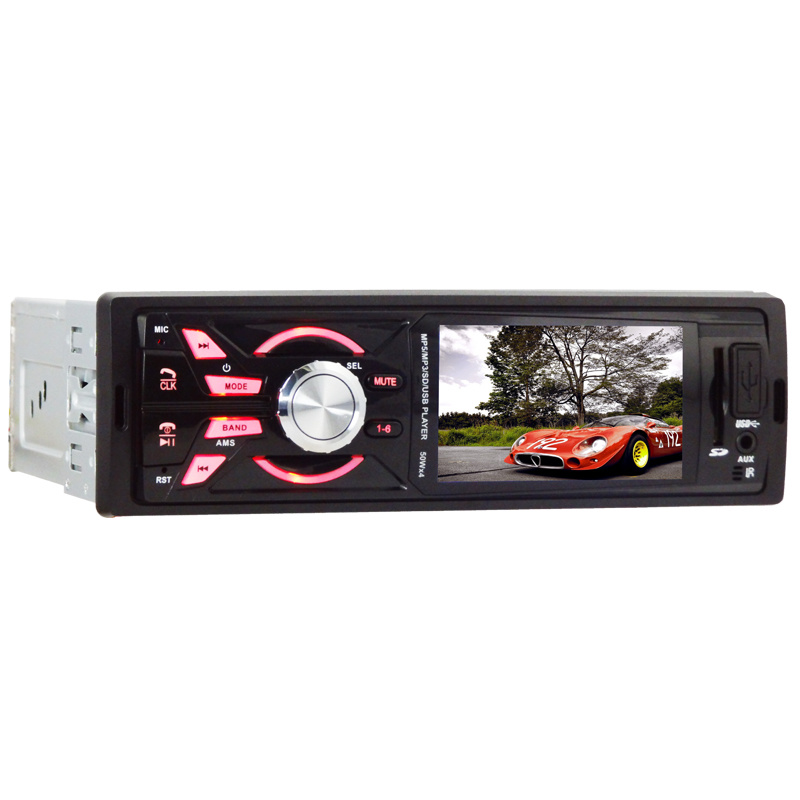 Автомобильный видеоплеер MP5 с фиксированной панелью на один стандарт DIN TS-5011f