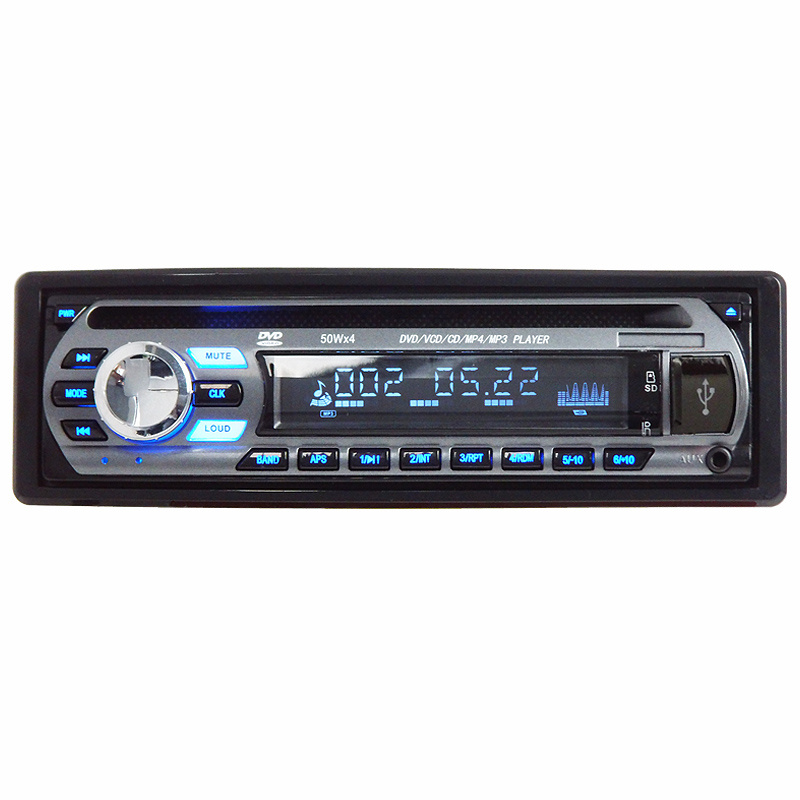 MP3-плеер для автомобильного стерео одного DIN со съемной панелью, автомобильный DVD-плеер