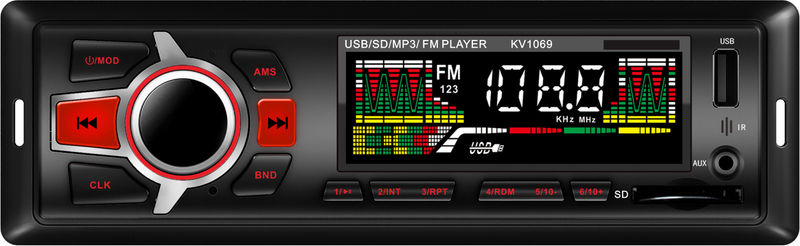 Автомобильный MP3-плеер с фиксированной панелью TS-1069f