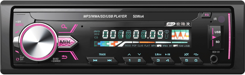 Автомобильный MP3-плеер с фиксированной панелью TS-5256f