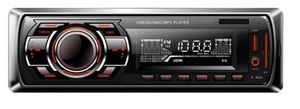 Автомобильный плеер с одним DIN, аудио, MP3-плеер с фиксированной панелью, высокая мощность