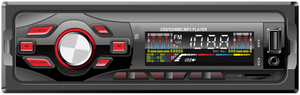 Автоаудио автомобильная стереосистема Bluetooth с одним DIN FM автомобильный плеер