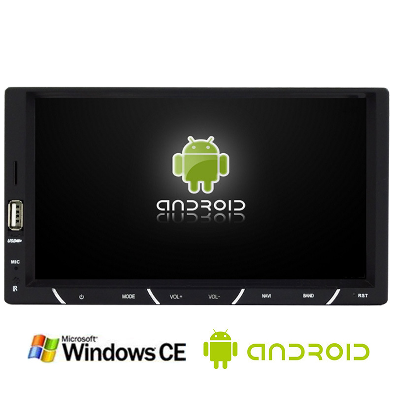Автомобильные аудиосистемы DVD с сенсорным экраном, 7,0-дюймовый автомобильный MP5-плеер с двойным DIN и системой Android