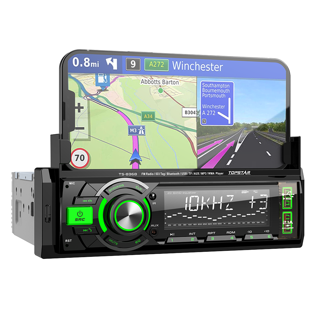 Автомобильный аудио MP3-плеер One Din с Bluetooth